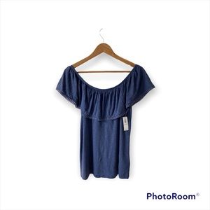 Old Navy on or off shoulder top